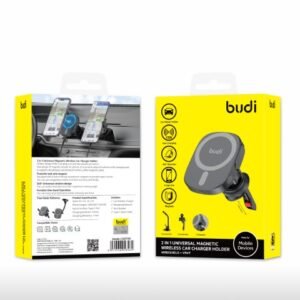 Cargador Inalámbrico Magnético 2 en 1 Universal para Auto – Soporte para Parabrisas y Ventilación - Imagen 2