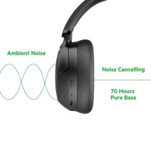 Auriculares Inalámbricos BT5.3 con Cancelación Activa de Ruido (ANC) – Hasta 70 Horas de Batería - Imagen 3