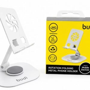 Soporte Metálico para Teléfono con Rotación y Plegable - Imagen 1