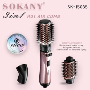 Cepillo Secador de pelo Rotativo Sokany