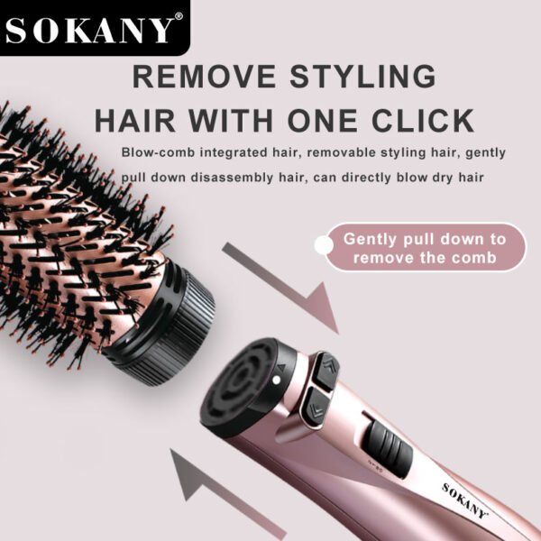 Cepillo Secador de pelo Rotativo Sokany