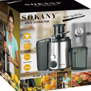 Extractor De Jugo Sokany A.inox. 800w 2 Velocidades - Imagen 3