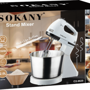 Batidora De Pie Sokany Con Bowl & Accesorios - Imagen 2