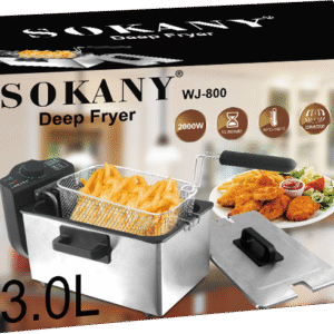 Freidora Sokany Electrica 3.5l 90 A 190 Grados - Imagen 4