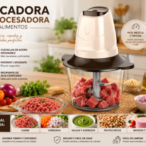 Picadora Procesadora De Alimentos Sokany - Imagen 5