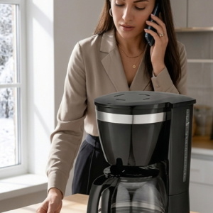 Cafetera Filtro Sokany 12 Tazas Facil Operación Y Limpieza - Imagen 7