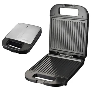 Sandwichera Grill Sokany Familiar Antiadherente Doble Calor - Imagen 1