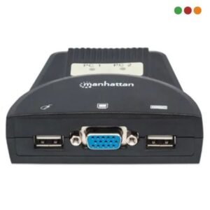 KVM para 2 PC | VGA y USB | c/Audio | Manhattan - Imagen 2
