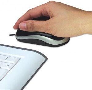 Mouse USB MH3 1000 dpi Negro BOX Manhattan - Imagen 4