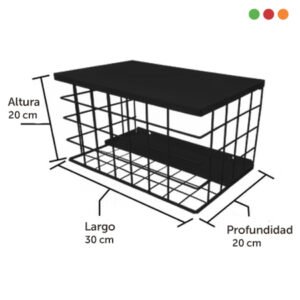 Seg. Rejilla / Protector de ACERO p/CCTV 20x30x20 | Negra | 3434- PROTECTM - Imagen 4