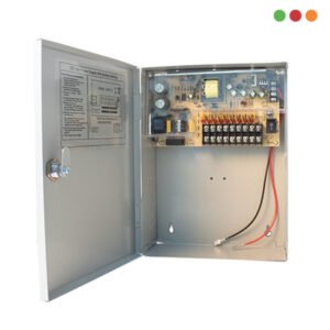 Seg. CCTV | Fuente AC/DC RESPALDO 12V 120w 10A - 9 Ch - Llave | Anbyte - Imagen 3