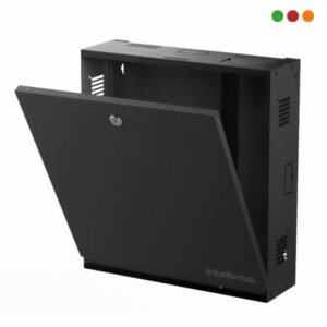 Racks - Metálico P/ CCTV - L. 38 x A. 41 x P. 11 cm | 4038P NEGRO - INTELBRAS - Imagen 2