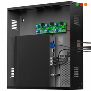 Racks - Metálico P/ CCTV - L. 38 x A. 41 x P. 11 cm | 4038P NEGRO - INTELBRAS - Imagen 3