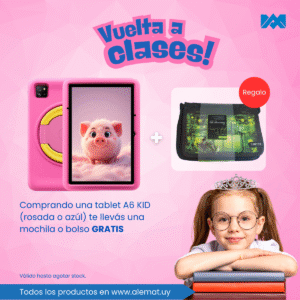 Tablet para niños 10.1” ROSA c/Funda y Protector de pantalla+ bolso para notebook - Imagen 4