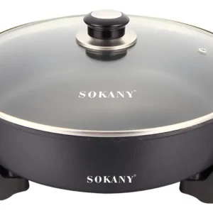 Olla Electrica Sokany Aluminio Alta Calidad Tapa De Vidrio Negro 50/60 Hz - Imagen 1