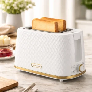 Tostadora Sokany Con Bandeja Recogedor Potencia 780w Blanco - Imagen 1