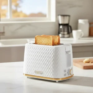 Tostadora Sokany Con Bandeja Recogedor Potencia 780w Blanco - Imagen 6