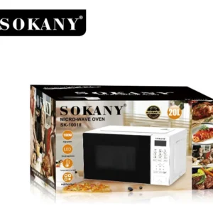 Microondas Sokany 1100 W 20l Pantalla Led Bloqueo Para Niños - Imagen 2