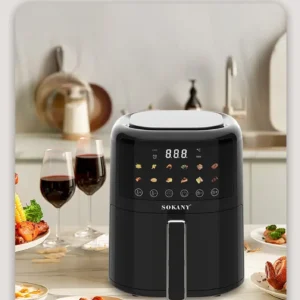 Freidora Sin Aceite Sokany 5l Panel Tactil Negro - Imagen 4