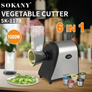 Cortador De Vegetales Sokany 1000w 6 En 1 - Imagen 2