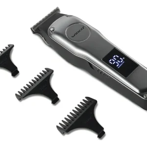 Maquina De Cortar Pelo Barba Inalambrica Digital Winco W821 Plateado - Imagen 1