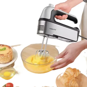 Batidora De Mano 5 Velocidades 800w Premium Color Plateado Plateado 50hz/60hz