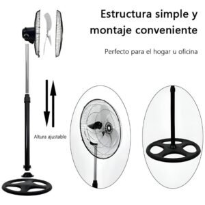 Ventilador De Pie Oscilante Sokany