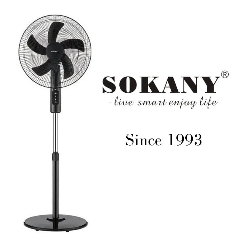 Ventilador de pie Sokany 5 aspas 3 velocidades