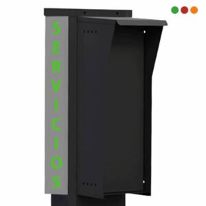 TOTEM CLASSIC | Lateral 0,50cm | 2un | "SERVICIOS" | 9375 - PROTECTM - Imagen 1