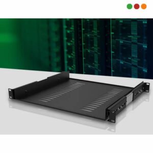 Racks - Estante 4P EXTRAIBLE - Prof. 40 cm NEGRO/ BD1U 400 | INTELBRAS - Imagen 2