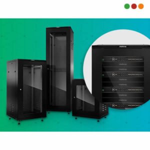 Racks - Estante 4P EXTRAIBLE - Prof. 40 cm NEGRO/ BD1U 400 | INTELBRAS - Imagen 4