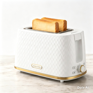 Tostadora Sokany Con Bandeja Recogedor Potencia 780w Blanco - Imagen 1