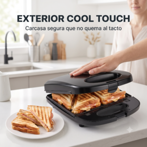 Sandwichera Sokany 4 Unidades Calidad Y Potencia 1400w - Imagen 4